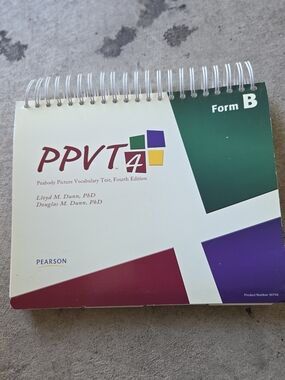 PPVT-4 Peabody Picture Vocabulary Test Form B Spiral-Bound Book